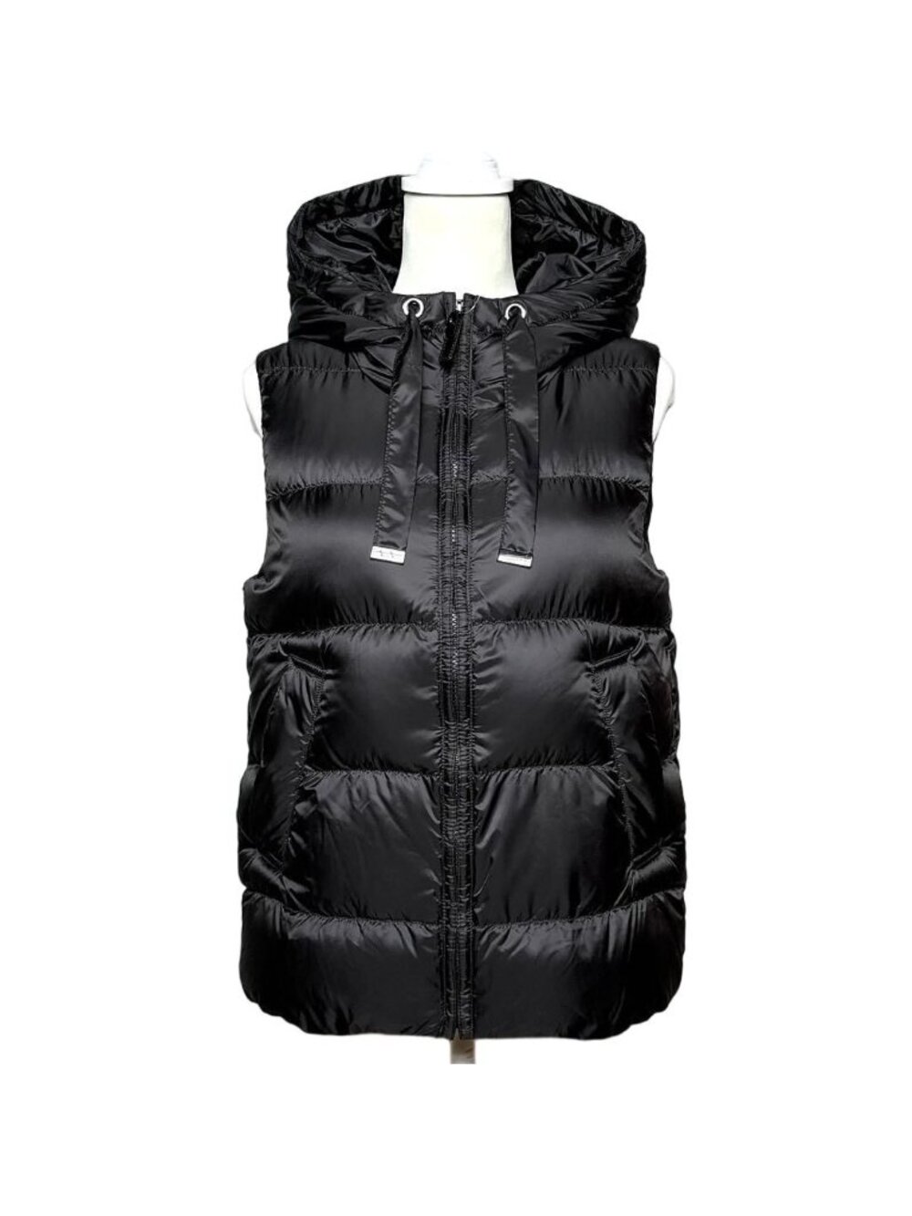 Max Mara the Cube Seivi Down Vest Black Gilet 36